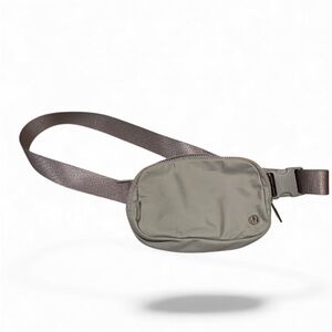 Lululemon light grey belt bag